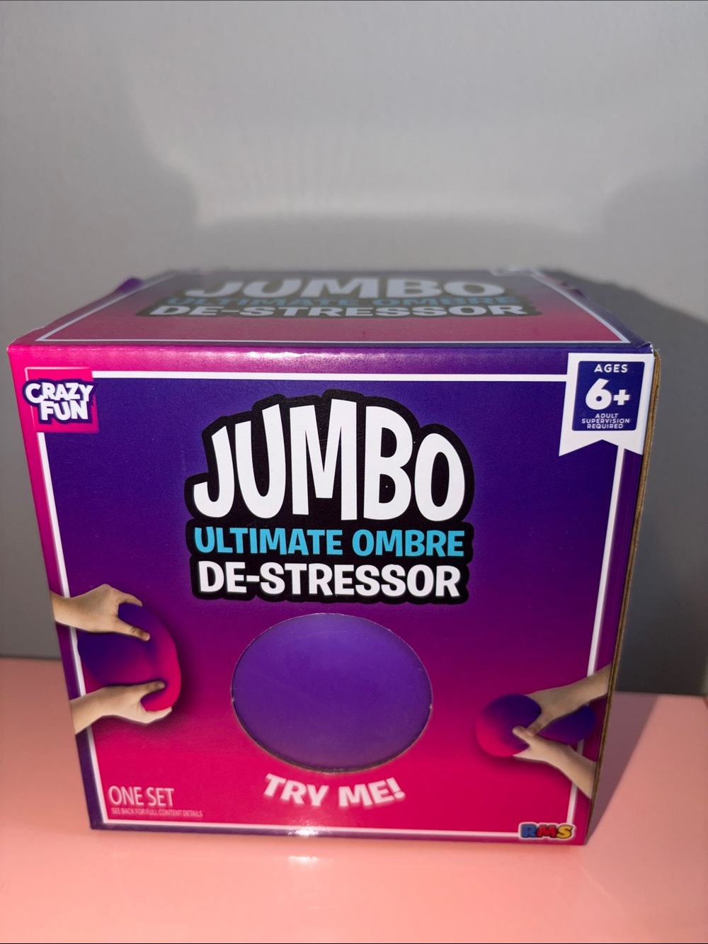 Blue Jumbo Ultimate ombré De-Stressor Ball RMS